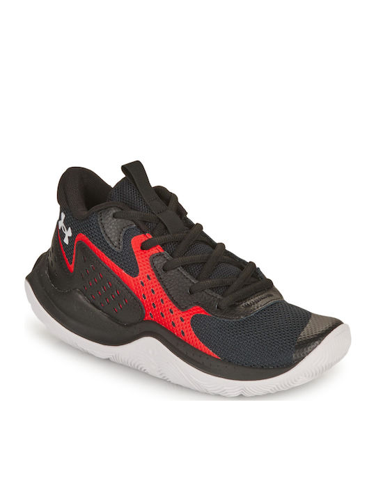 Gs Jet '23 Kids Sports Shoes Basketball with Laces Black