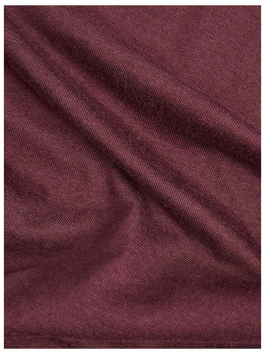 Jack & Jones Bluza Bărbătească cu Mânecă Lungă Burgundy