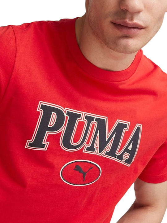 Puma Men's Short Sleeve Blouse Red