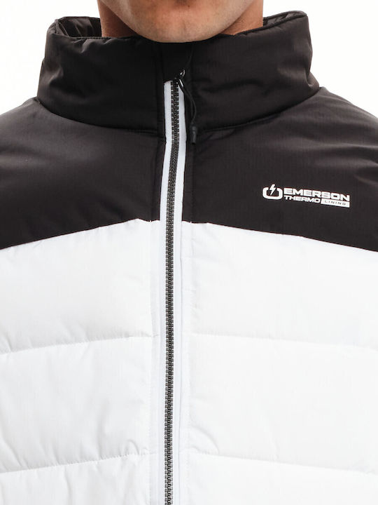 Sleeveless Jacket Puffer Waterproof White