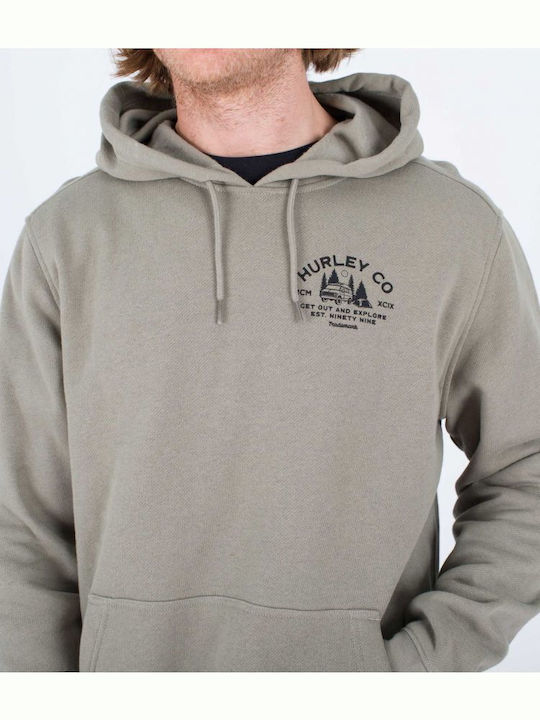 Hurley Men's Sweatshirt with Hood Khaki