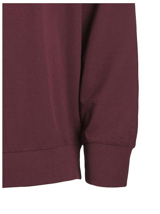 Jack & Jones Men's Sweatshirt with Hood Burgundy