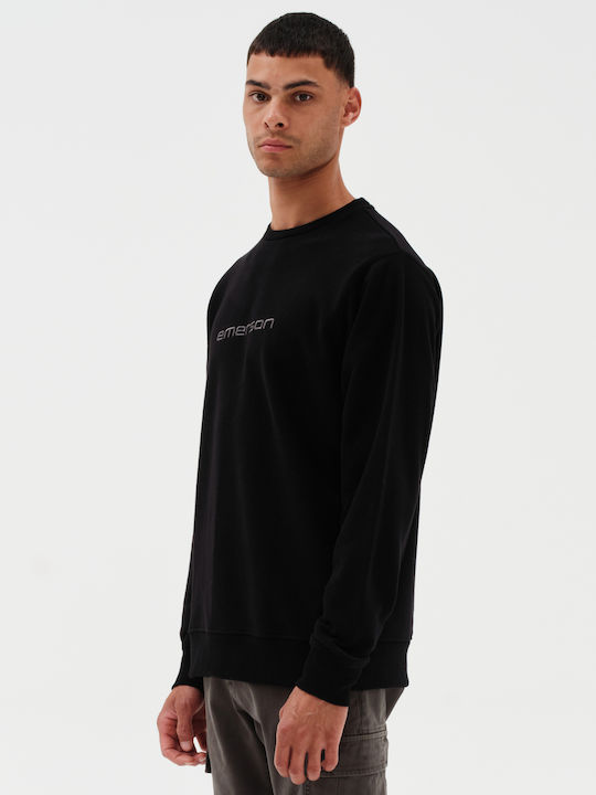 Emerson Herren Sweatshirt mit Kapuze Schwarz