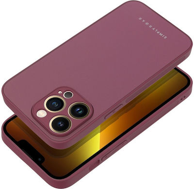 Roar Matte Glass Silicone Back Cover Claret (iPhone XR)