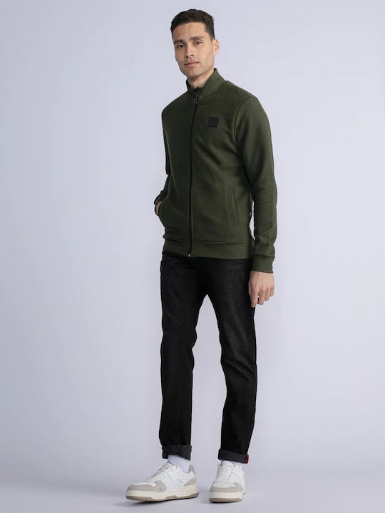 Hooded Khaki Sweatshirt