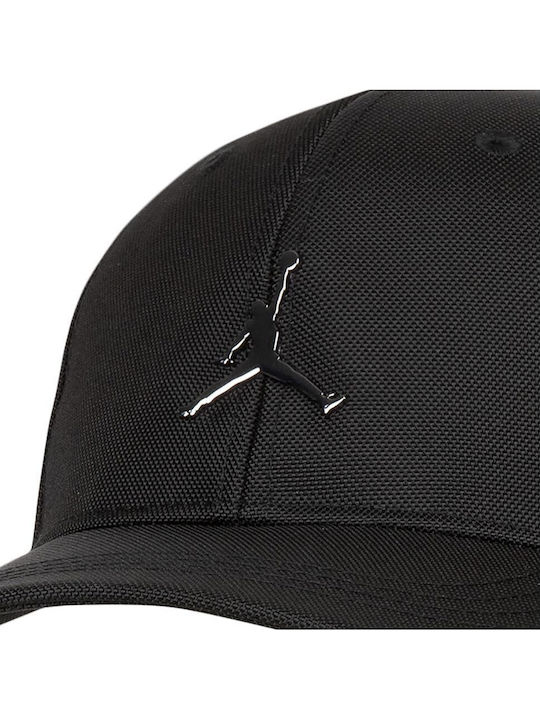 Jordan Kids' Hat Jockey Fabric Jumpman Curve Brim Black