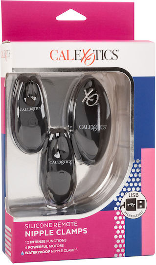 Calexotics Σφιγκτήρες Θηλών σε Μαύρο Χρώμα 3τμχ