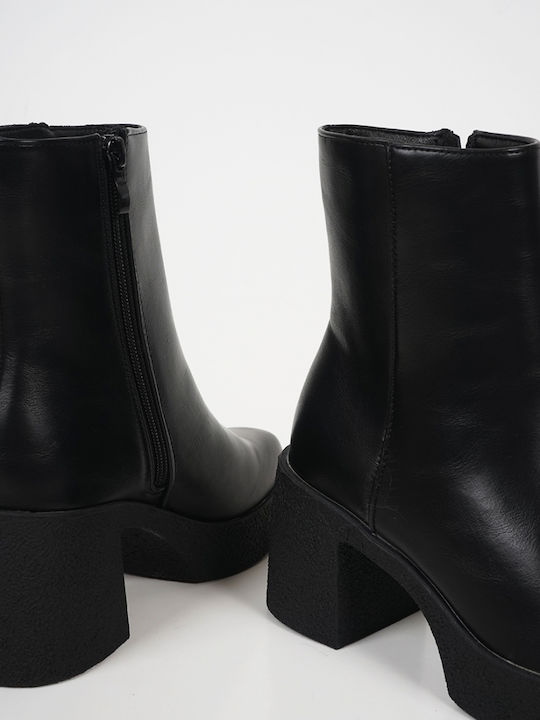 Stiefeletten Damen Schwarz