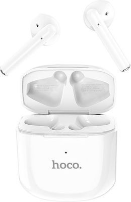 Hoco TWS EW19 Plus Ohrstöpsel Bluetooth-Freisprecheinrichtung Kopfhörer mit Ladeetui Delighted White