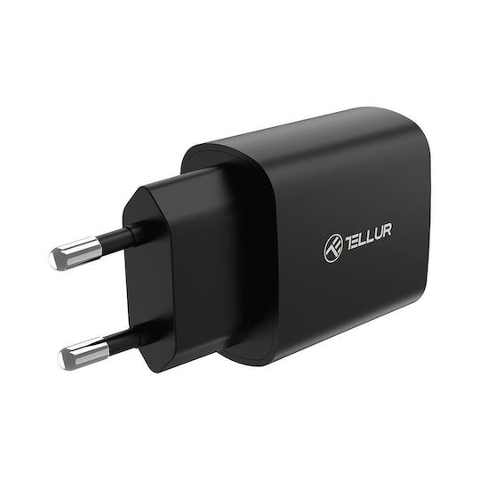 Tellur Зарядно Устройство Без Кабел 20W Power Delivery Черно (TLL151411)