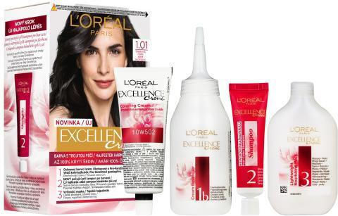 L'Oreal Paris Excellence Creme Боя за коса 1. 1.01 Dark Deep Black 48мл