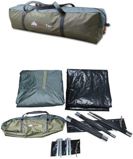 AlpinPro Earth 4 Σκηνή Camping Igloo Ορειβασίας Πράσινη 4 Εποχών για 4 Άτομα Αδιάβροχη 3000mm 240x210x130εκ.