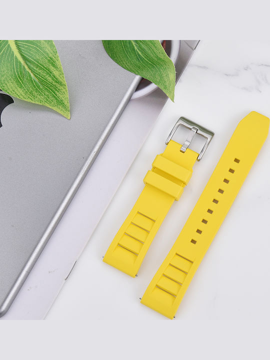 Rochet Rubber Strap Yellow 22mm