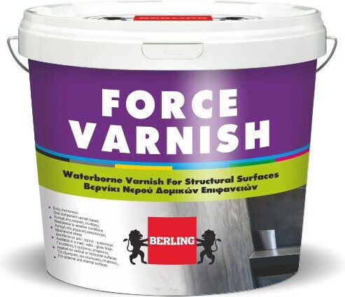 Berling Force Surface Varnish Water Colorless Gloss 9lt