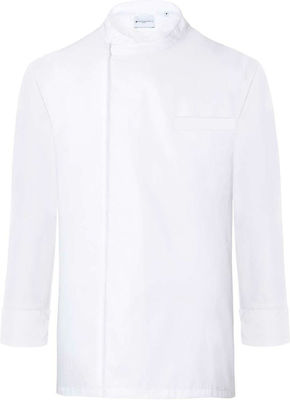 Karlowsky BJM 4 Chef Long Sleeve Polyester Jacket White