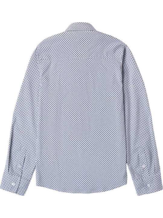 Kinder Hemd Langarm Blau