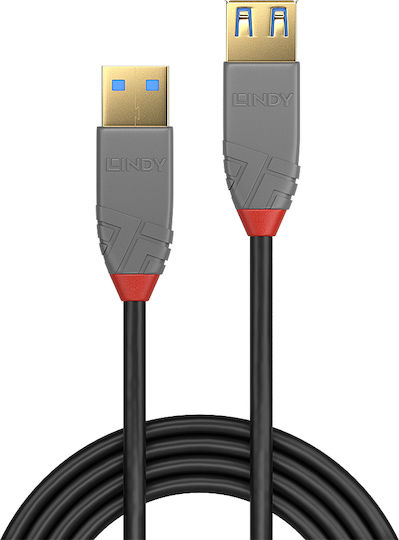 Lindy 2m Regular USB 2.0 to micro USB Cable (36762)