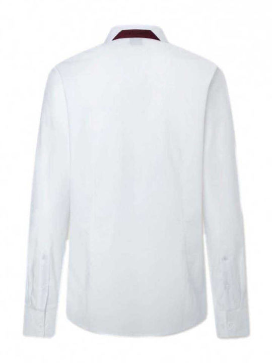 Hackett Men's Shirt Long Sleeve White