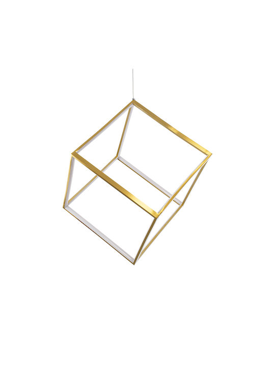 GloboStar Kiboo Hängelampe Gold 40x40x40cm.