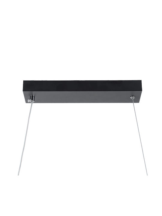GloboStar Morales Pendant Light Black Rail 90x14x14cm