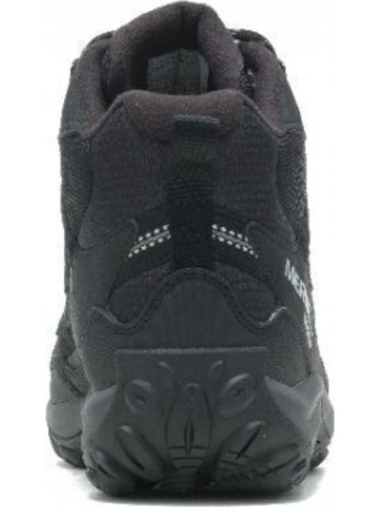 Merrell West Rim Ανδρικά Ορειβατικά Μποτάκια Αδιάβροχα Μαύρα