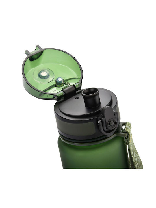 Meteor Sports Water Bottle 500ml Green