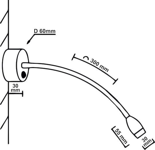 Lightex LED Φυσικό Λευκό Σποτ σε Λευκό Χρώμα