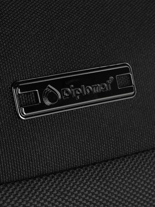 Diplomat Collection Τσάντα Ώμου / Χειρός για Laptop 14" σε Μαύρο χρώμα