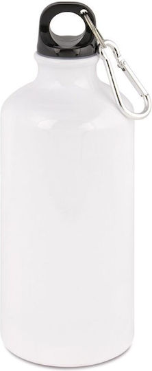 Koupakoupa Kids Water Bottle Barbie Aluminium with Pop-Up Cap White 500ml