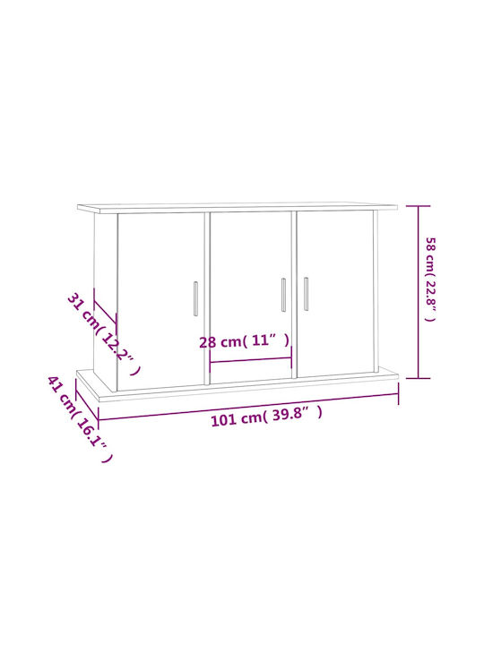 vidaXL База за аквариум Aquarium Stand