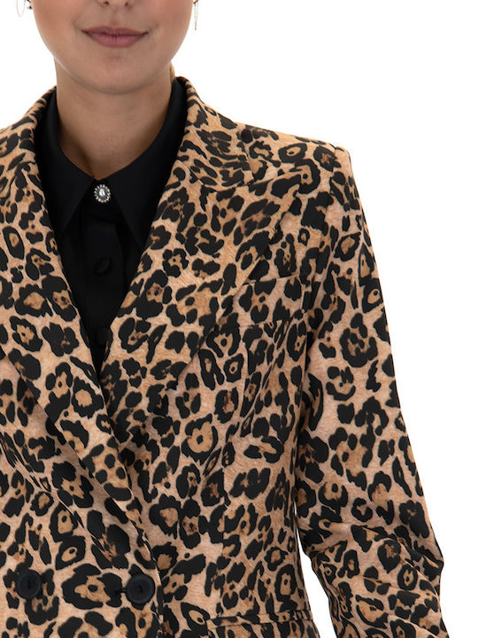 Dolce Domenica Γυναικείο Σακάκι Animal Print