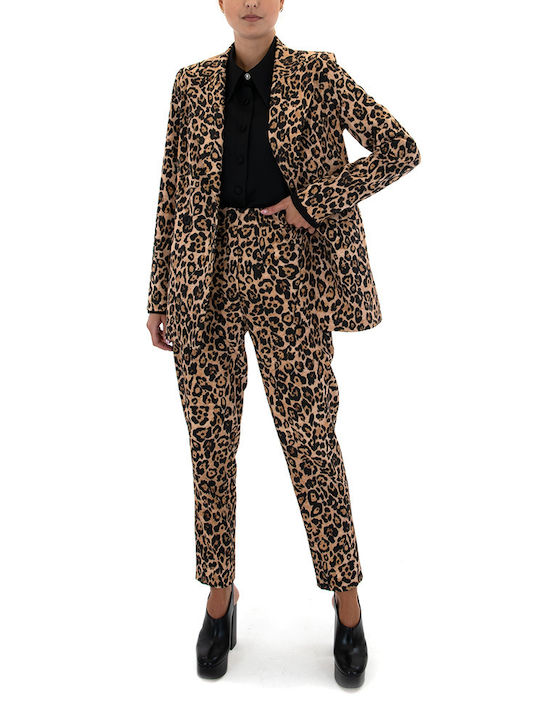 Dolce Domenica Γυναικείο Σακάκι Animal Print