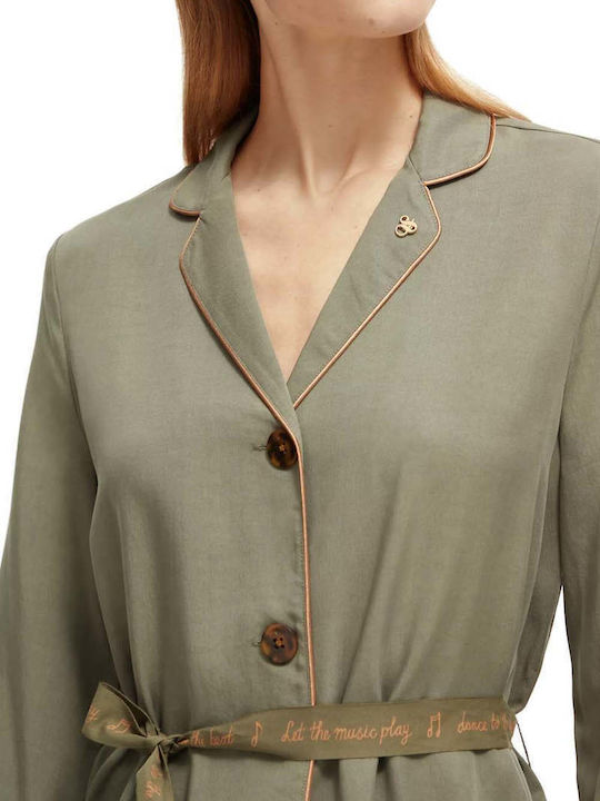 Scotch & Soda Γυναικείο Σακάκι Χακί