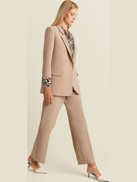 Forel Women's Blazer Beige