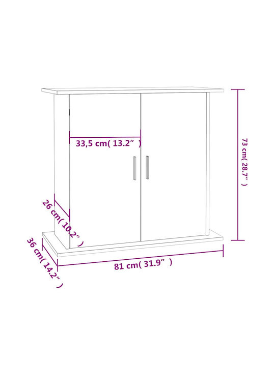 vidaXL Suport Acvariu Aquarium Stand