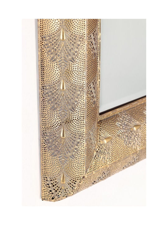 Bizzotto Wall Mirror Full Length with Gold Metallic Frame 140.5x70cm 1pcs