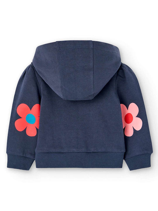 Boboli Παιδική Ζακέτα Φούτερ Fleece Navy Μπλε Jacket