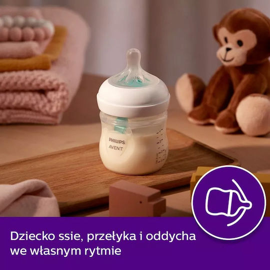 Philips Plastic Baby Bottle Anti-colic with Silicone Teat for 3-6 Months 260ml