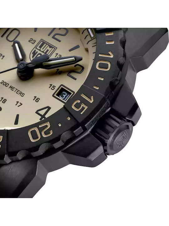 Luminox Navy Seal Foundation Herrenuhr Batterie mit Schwarz Kautschukarmband