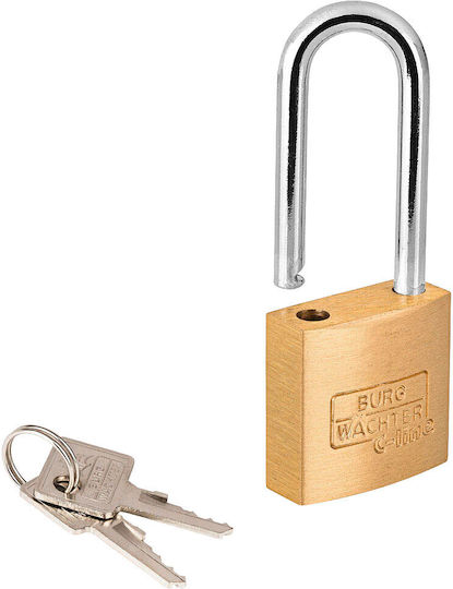 Burg Wachter Bronze Padlock Lengthened with Key 20mm 2pcs