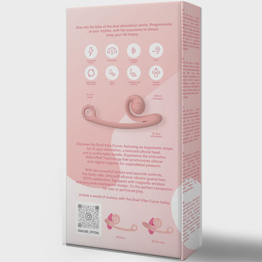 Snail Vibe Vibrator G-Spot 24cm Piersică