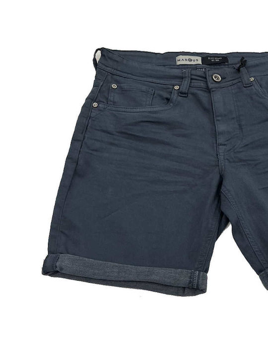 Marcus Herrenshorts Jeans Blau