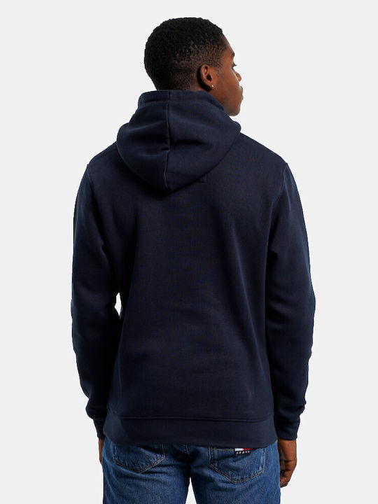 Rebase Men's Sweatshirt with Hood Navy Blue