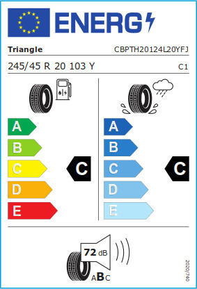 Th201 245/45R20 103Y XL Θερινό Λάστιχο για Επιβατικό Αυτοκίνητο