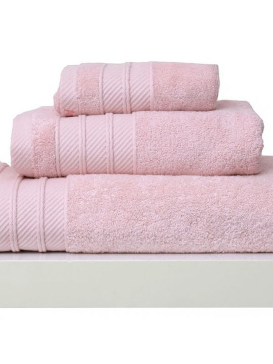 Anna Riska 3pc Bath Towel Set Soft 420422 Blush Pink Weight 600gr/m²