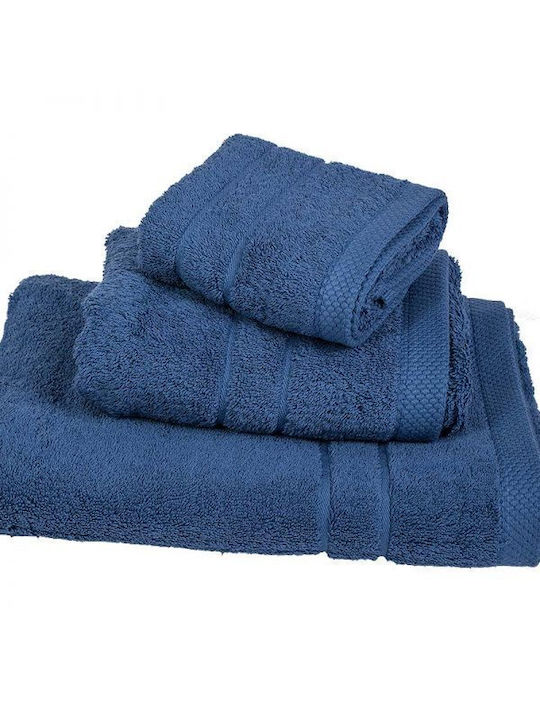 Le Blanc Hand Towel Πεννιέ 600γρ 40x60cm. Blue Weight 600gr/m²