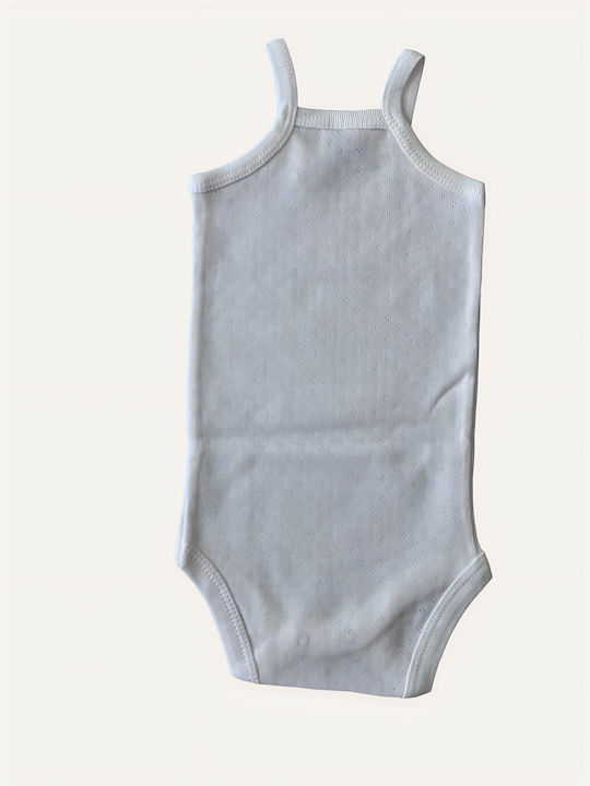 Deiko Baby Bodysuit Set Sleeveless White