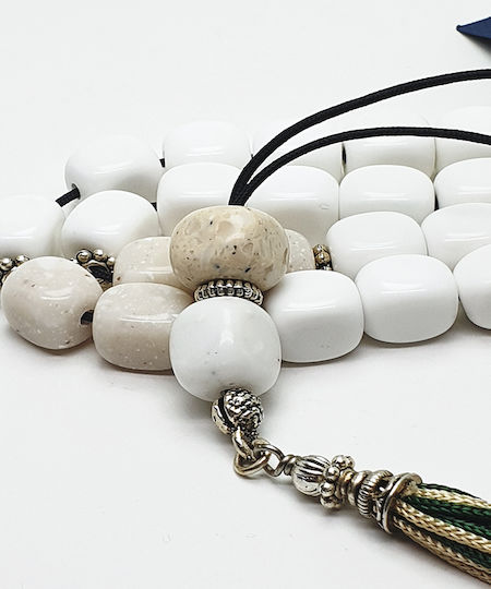 Roloi Komboloi Worry Beads Gray 31cm