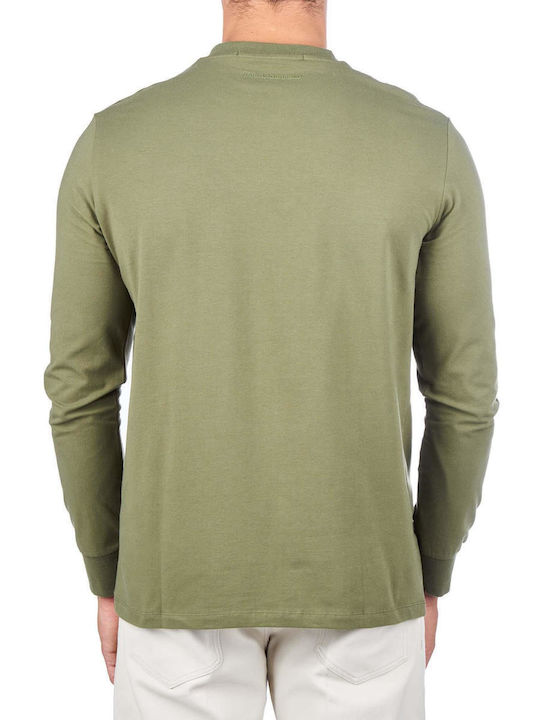 Karl Lagerfeld Men's Short Sleeve Blouse Green