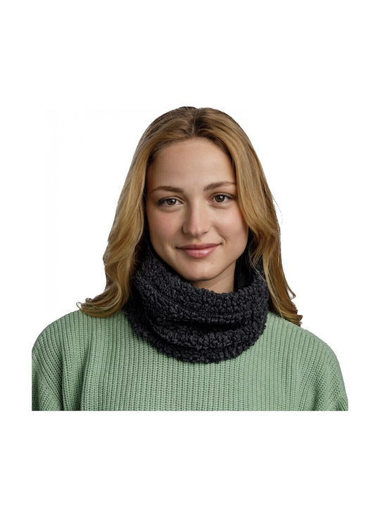 Buff Fleece Sportliches Halsband Schwarz